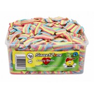 Sweetzone Halal JAZZY BELTS RETRO JELLY CANDY SWEETS Tub of 600pcs